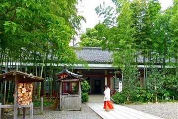 Maiden in the service of the shrine