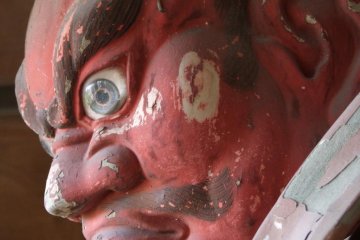 The pair of "Ah-Un" guardians can be found at most temple in Japan