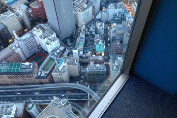 Walk up windows offer vertigo inducing views