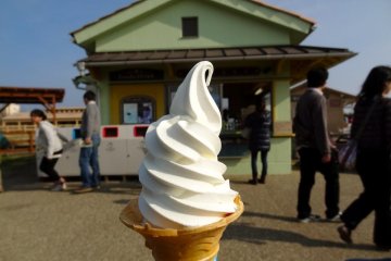 Le Soleil, vanilla soft cream. Best on earth!