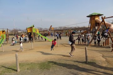 Le Soleil, slides & zip line!