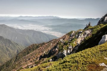 A view from the top of Kisondo-Sanso. This was where I originally planned to stay the previous night