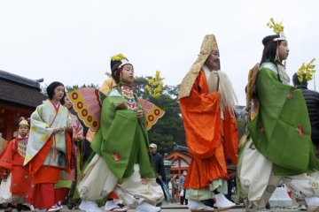 Through Itsukushima Shrine