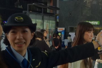 Friendly Japanese Rail (JR) staff are a great help