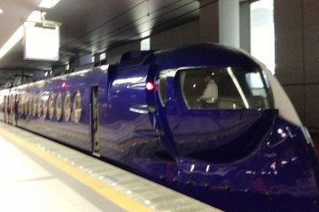 For non Japan Railway travelers, you can upgrade to the futuristic Rapit express train from the Airport to Tengachaya for 300 yen if you use the Kyoto Access Ticket.