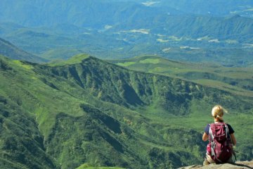 Pause to admire the view, and to understand how Yamagata got its name ('mountain shaped').