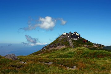 At the summit of Gassan, there's a shrine where a priest will cleanse your soul (for a small fee).