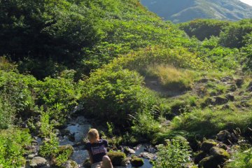 On a hot summer's day, there's nothing better than cooling off in a mountain stream.