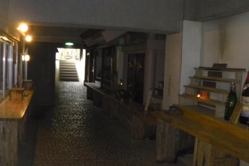 The inner passageway of the shrine
