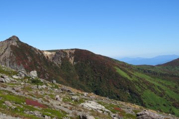 View on the way up