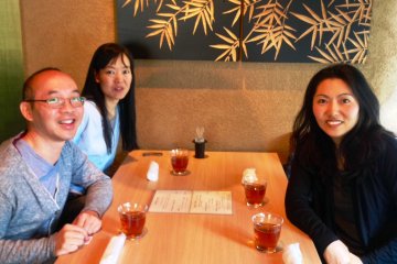 Some of the friendly people at Osaka International Church