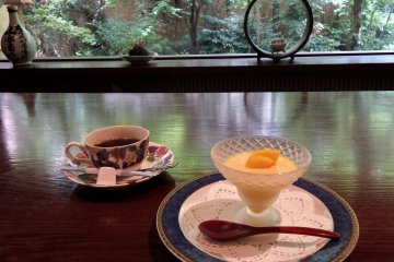 Dessert & coffee of the 'Rindou' lunch