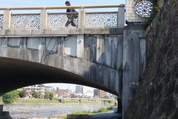 Crossing the Kamogawa