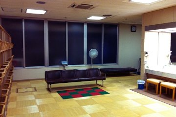Spacious changing rooms