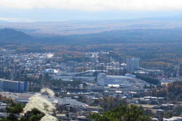 Fuji-Q Highland Park off in the distance