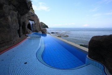 Outdoor Pool in Cave Area