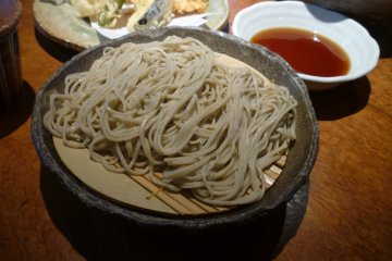Cold soba dish, Zaru Soba