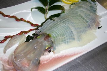 Doesn't this look yummy. Yes, squid please.