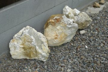 Raw materials quarried locally