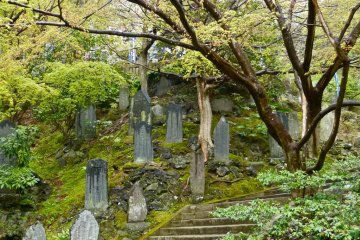 Steps and stone monuments