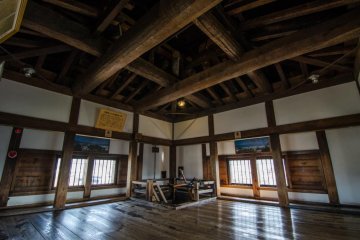 The top level of the castle is small, but boasts lots of character and great views.