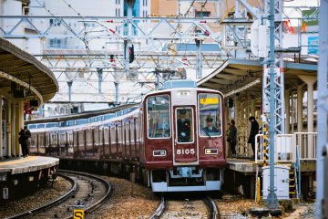 Juso Station is around 5 mins from Umeda on the Hankyu line