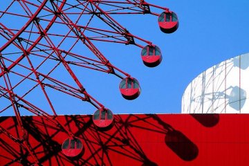 The Ferris Wheel at Hep 5 Umeda Osaka is just 10 minutes away from Toyoko Inn Juso