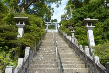 Porcelain Torii at the top