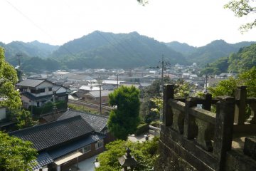 The view from the shrine is magnificent