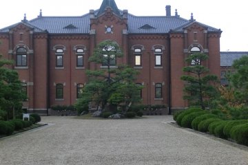Main building inside prison walls