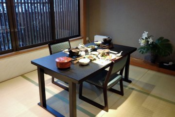 Enjoy your meals in a private dining room