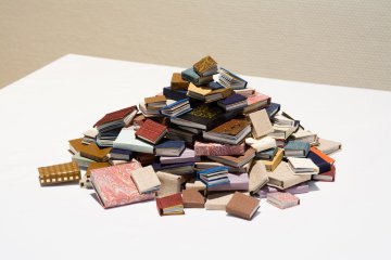 Etalage de vieux livres