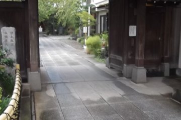 The entrance gate