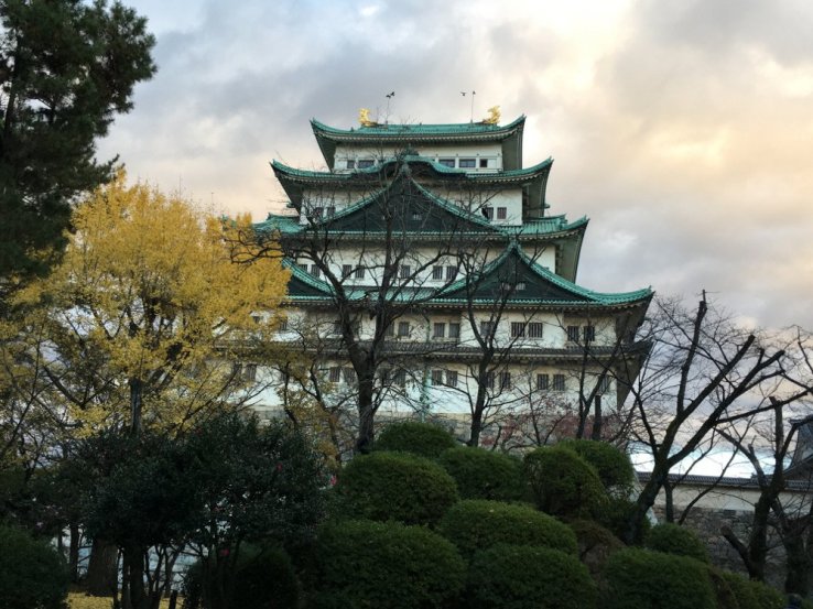 The imposing Nagoya Castle in Nagoya City