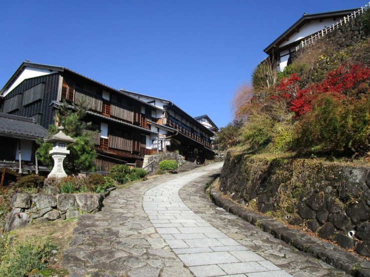 Magome-Tsumago town is a beautiful, hilly town with quaint shops and cafes