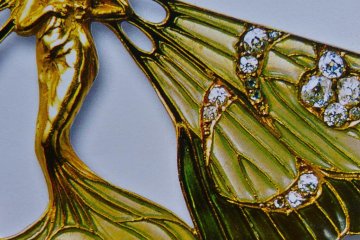 <p>Butterfly designed brooch (photo from Museum leaflet)</p>