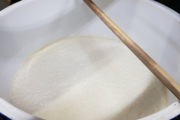 Fermenting rice