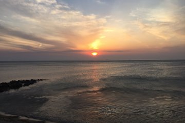 The sunset from Miele