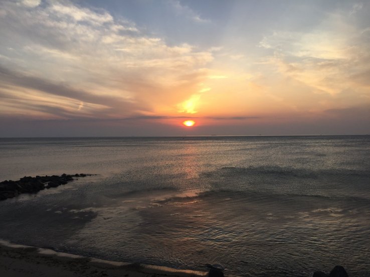 The sunset from Miele