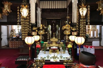 Joryu-ji Temple's interior