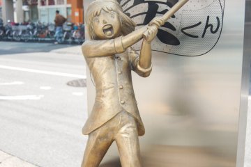 Estatua de bronce: Sanae Nakazawa (Patty o Aidee)