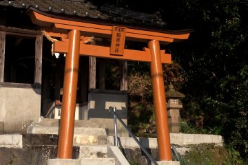 Tori gate in the late afternoon