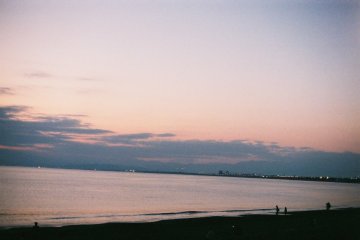 Sunset on the beach