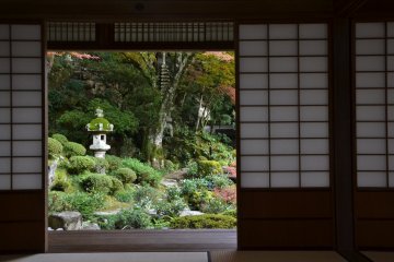View from the first floor of the guest house
