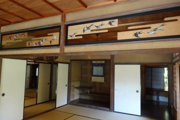 Second floor has motifs of the sky, in this case birds