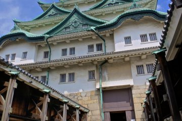<p>A wide angle shot of the castle</p>