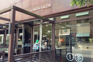 Iyemon Cafe moments from Karasuma Oike Subway Exit 6 Kyoto