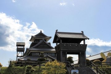Besides the castle tower, there's a gate and a lookout (which you can't climb unfortunately)