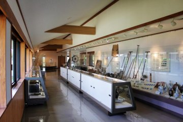 Inside, there are exhibits covering many aspects of Hakatajima Island
