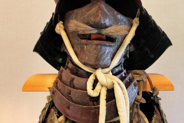 The armour on display has an aspect of caricature